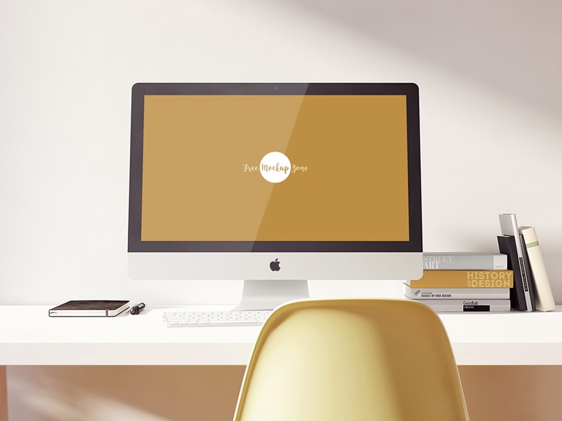 Simple psd file with separate background and smart object. Free Imac Mockups Psd Sketch December 2021 Ux Planet