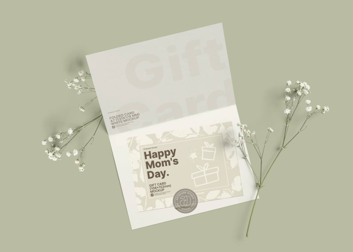 Find & download free graphic resources for gift card mockup. Free Mother S Day Gift Card Mockup Template