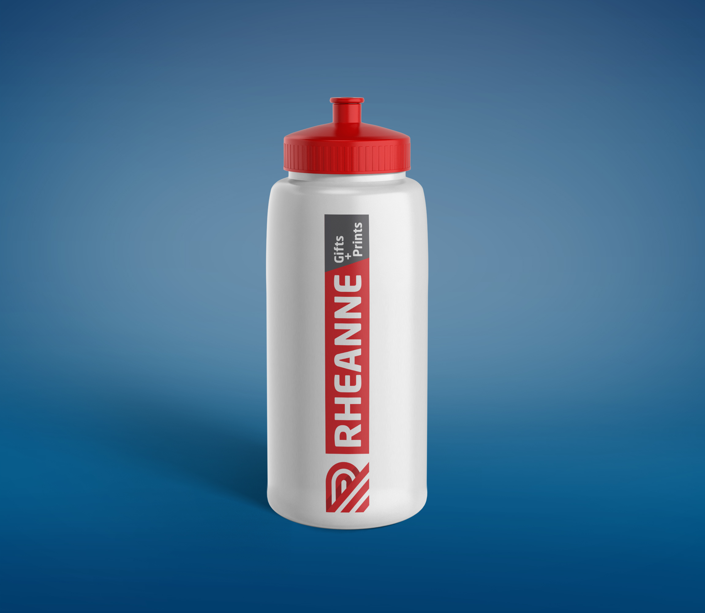 A high detailed sport water bottle mockup to showcase the sport company logo or branding. Corporate Giveaways Rheanne