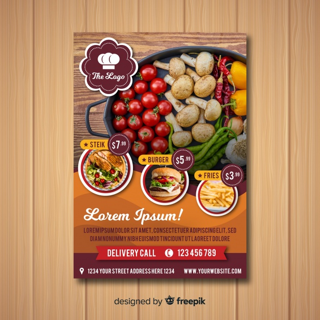 Free outdoor stand poster mockup. 190 Best Restaurant Flyer Templates Free Premium