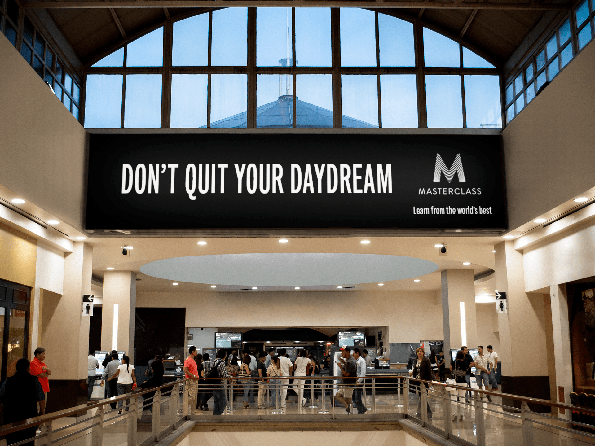 You can use this horizontal banner mockup to present your horizontal banner in your portfolio or to your customer in a clean and elegant way. Masterclass Edu Tainment Advertising Copywriter Andrew Weissman