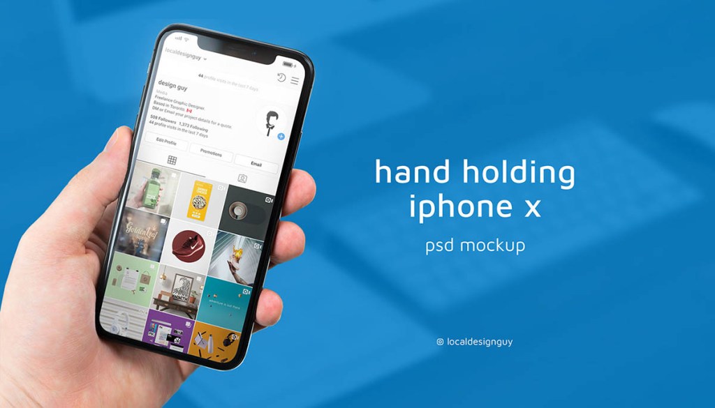 20+ Download Mockup Iphone X Hand Free&nbsp;PSD