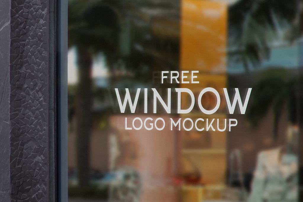 15+ Download Logo Mockup Glass Psd Free&nbsp;PSD