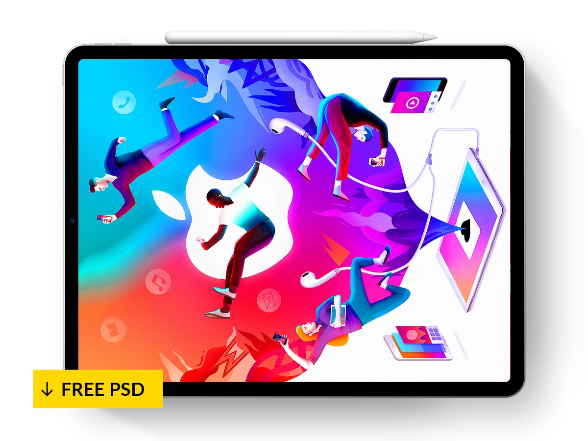 Make your app and web presentation stand out with this collection of ipad mockups. Free Ipad Pro Mockups For 2020 Psd Sketch December 2021 Ux Planet