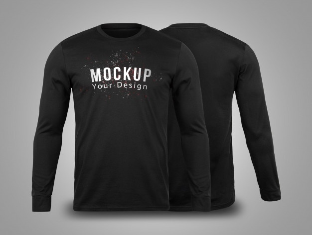 14+ Download Long Sleeve Jersey Mockup Psd Free&nbsp;PSD