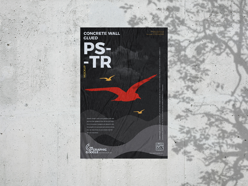 13+ Download Glued Poster Paper Mockup Free&nbsp;PSD